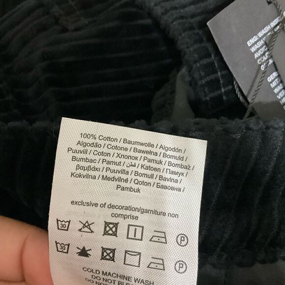 NWT Vero Moda Black Corduroy Pants size 20 - Picture 5 of 7
